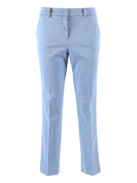 PESERICO stretch-cotton trousers
