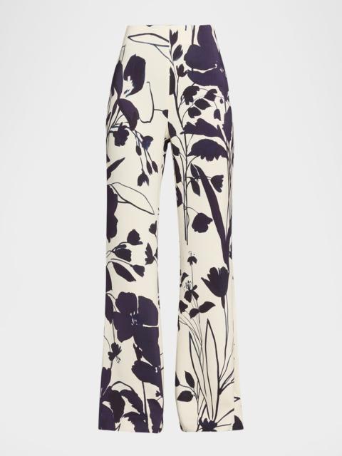 Cara Cara Pisa Printed Flare Pants