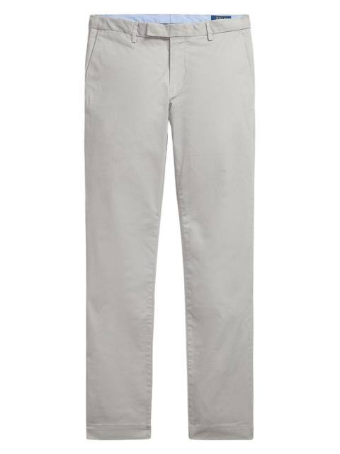 Polo Ralph Lauren Men's Stretch-Twill Mid-Rise Straight-Leg Pants - Grey Fog