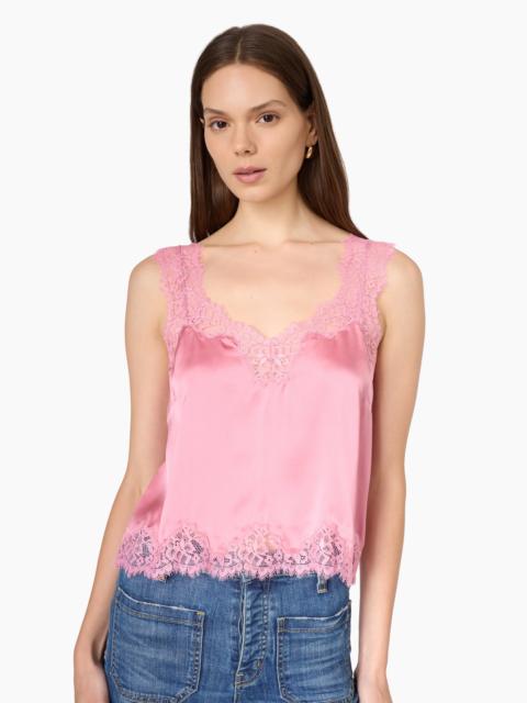 CAMI NYC TONY SILK CAMISOLE PINK RIBBON