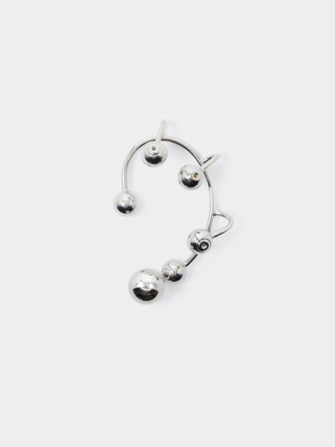 EARPLUG EARRING / silver