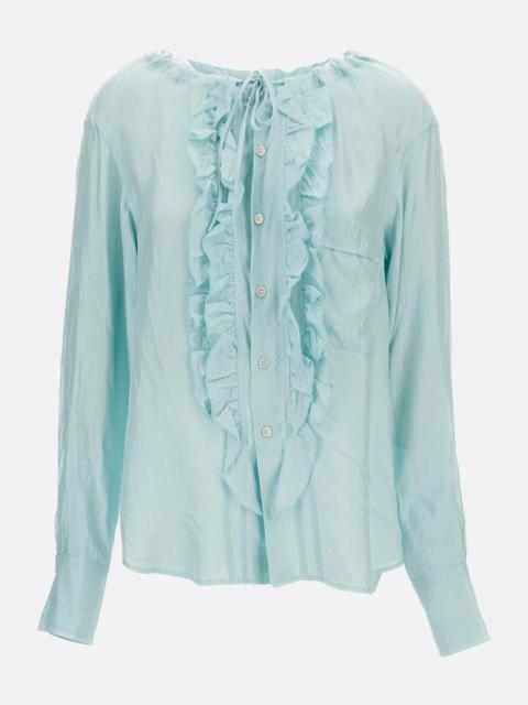 Plan C SHIRT WITH RUFFLES
