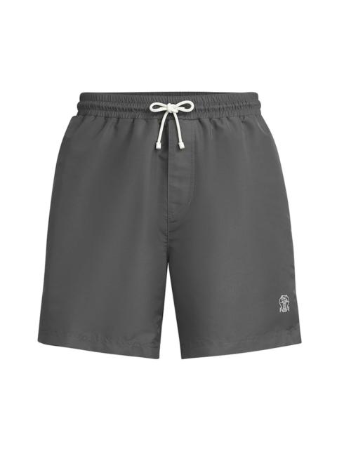 Brunello Cucinelli Men's Swim Shorts - Grey