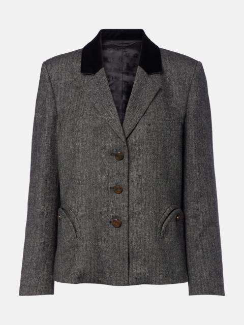 BLAZÉ MILANO Shelley wool-blend tweed blazer