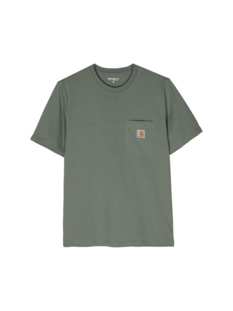 logo-patch cotton T-shirt