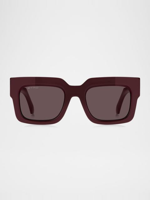 Etro Plastic Rectangle Sunglasses