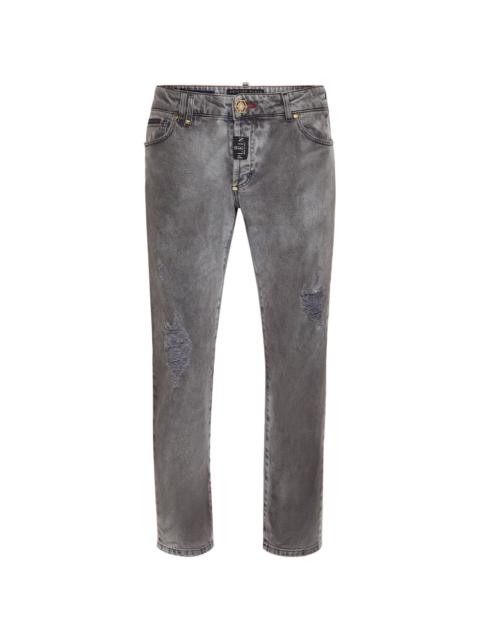 mid-rise skinny jeans