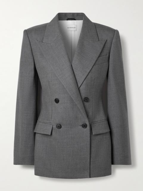 Givenchy Double-breasted Wool-twill Blazer