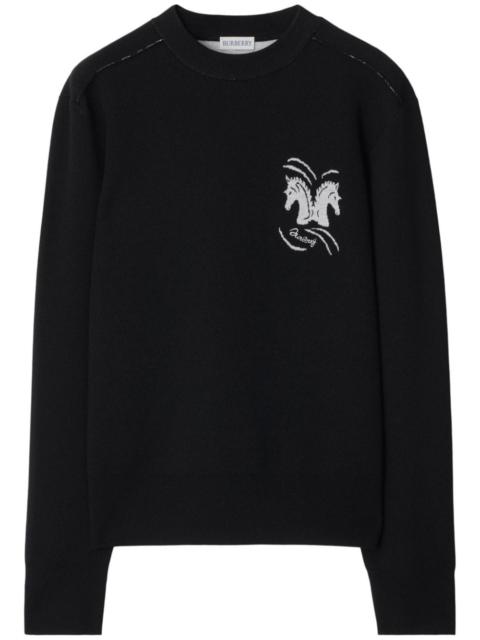 Burberry Mirrored Horse knit jumper