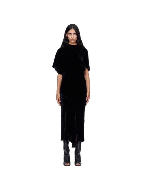 Rick Owens Black Tower Seb Midi Dress