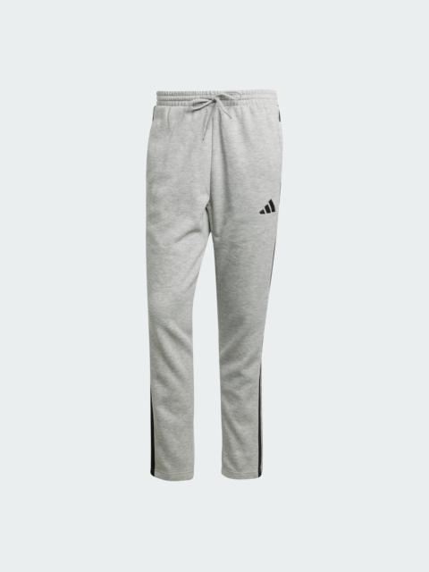adidas Essentials 3-Stripes Open Hem Fleece Pants