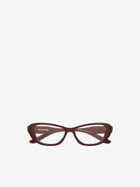 BALENCIAGA BB logo cat-eye glasses