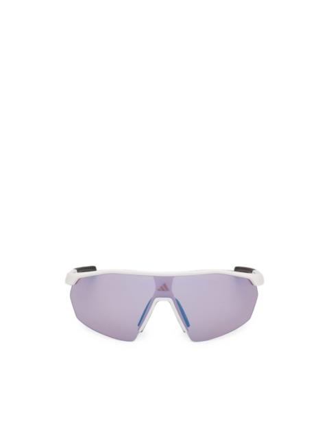 adidas shield-frame sunglasses