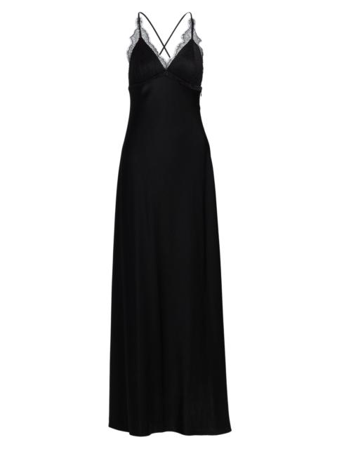 KOBI HALPERIN Women's Evin Floral Lace & Satin Maxi Dress - Black