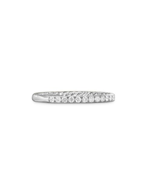 DAVID YURMAN Women's DY Eden Partway Band Ring in Platinum - Silver