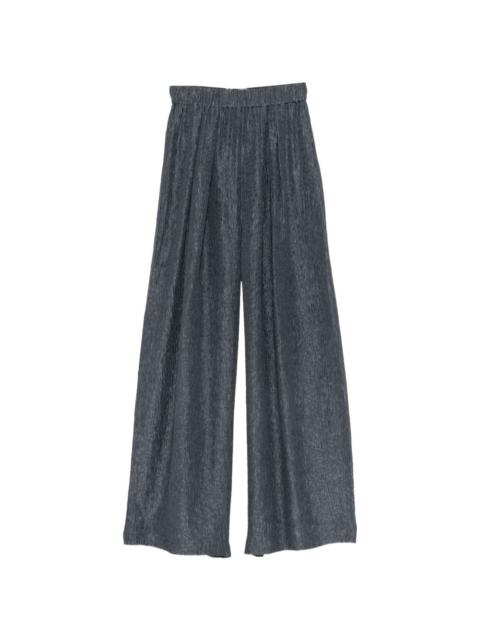 cortana Anhelo crinkled-finish trousers