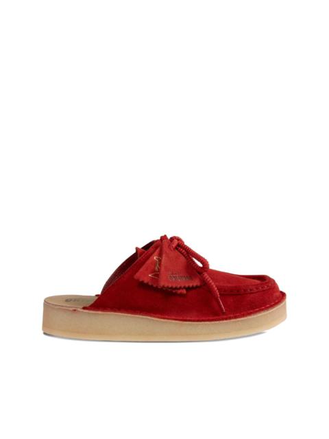 Clarks Originals Nomad suede slip-on mules