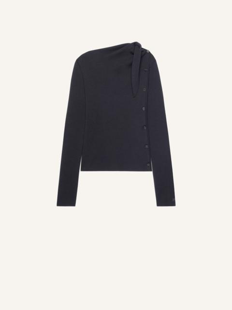 courrèges KNOT OBLIQUE CARDIGAN