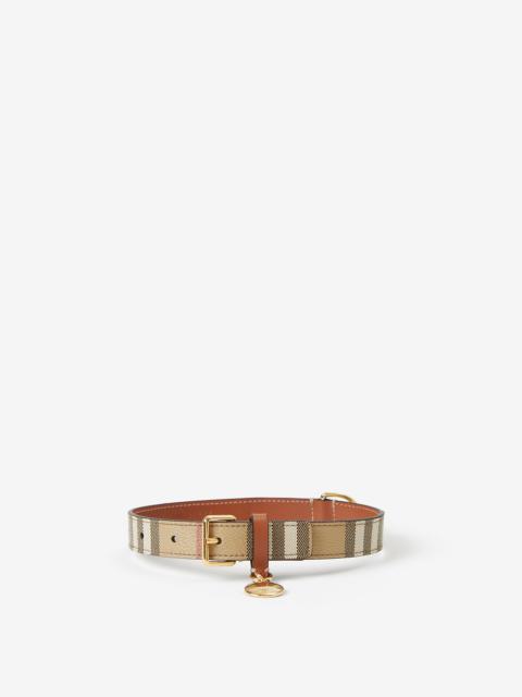 Burberry Check Medium Dog Collar