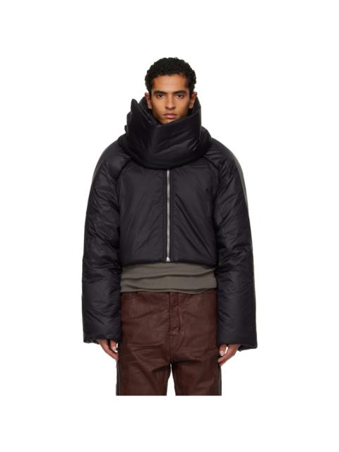 Rick Owens DRKSHDW Black Concordians Convertible Cropped Jacket
