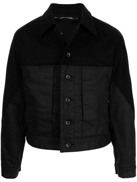 Julius panelled cropped jacket