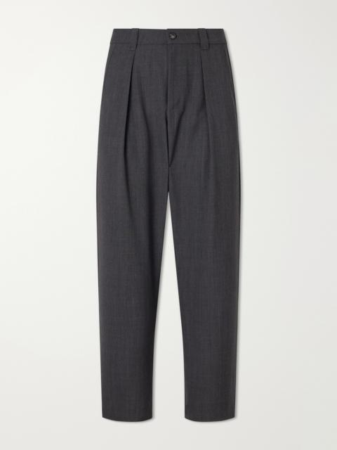 A.P.C. Renato Wide-Leg Pleated Twill Trousers