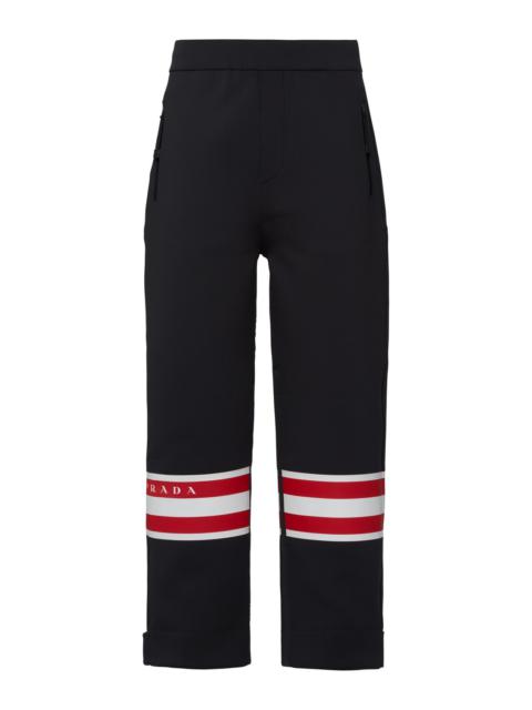 Prada Printed technical fabric pants