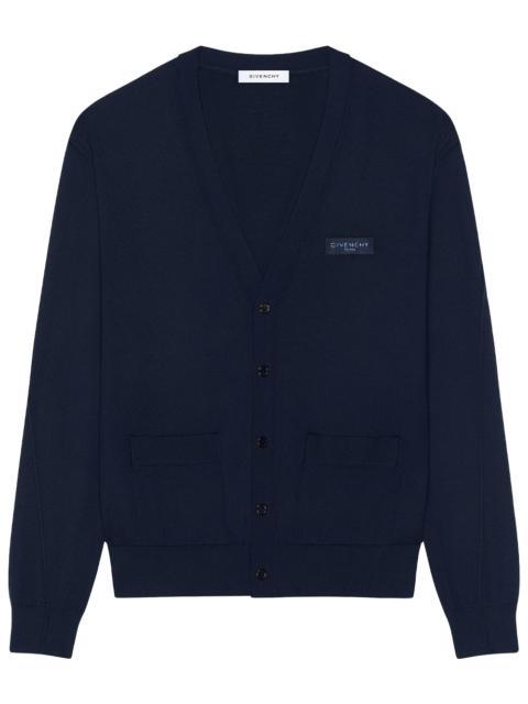 Givenchy Givenchy cardigan "couture seam" in wool with grosgrain detail