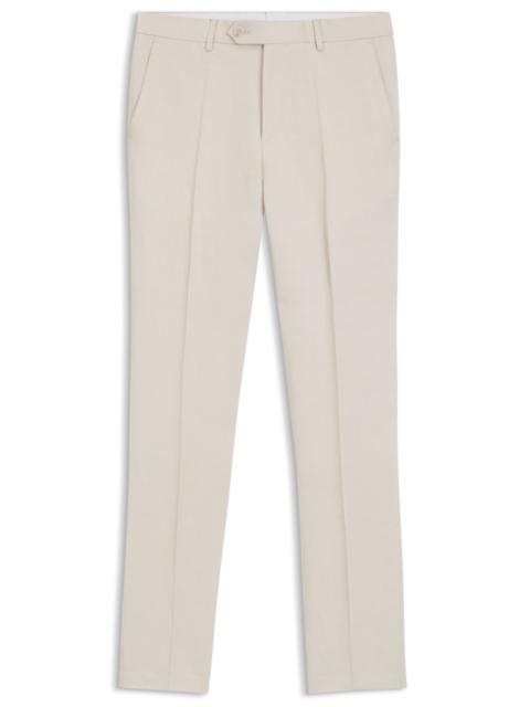 BOSS BOSS BY BECKHAM SLIM-FIT PANTS WITH MICRO PATTERN