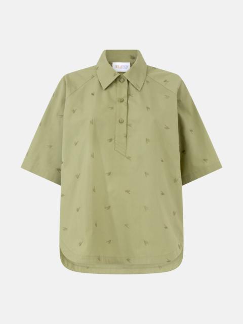 THE ATTICO MILITARY GREEN SHIRT