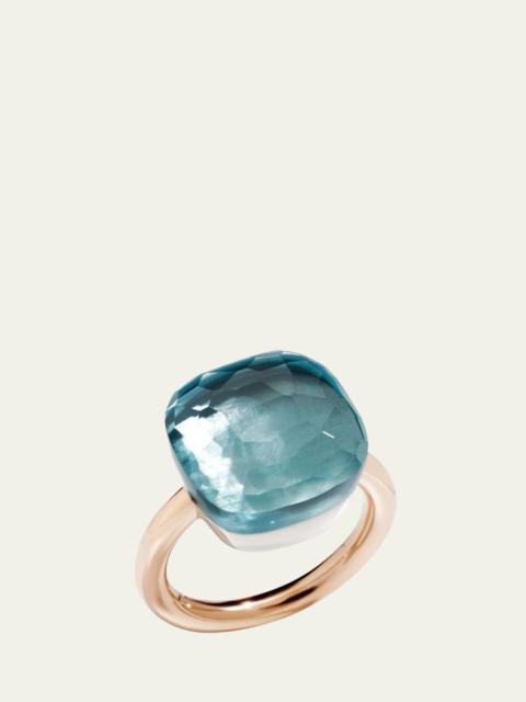 Pomellato Nudo Assolute 18k Gold Blue Topaz Ring