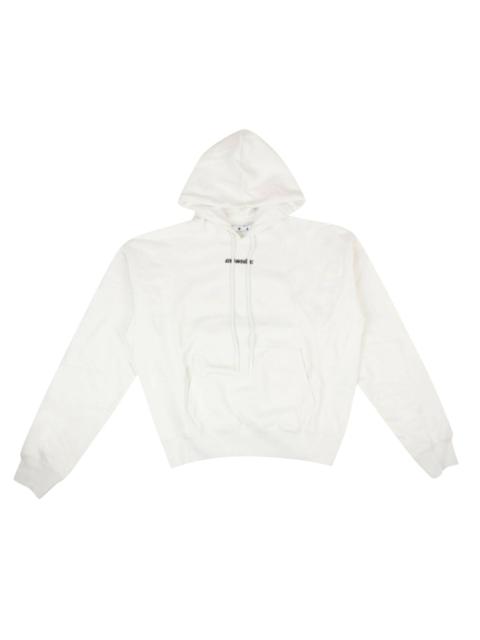 Off-White Marker Over Hoodie 'White'