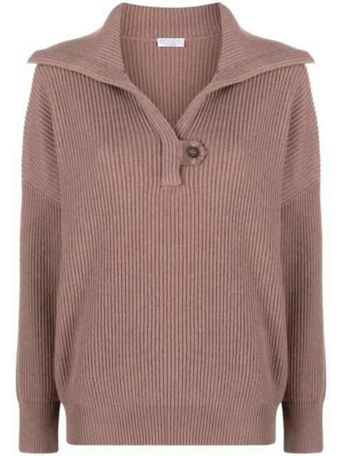 Brunello Cucinelli cashmere polo shirt