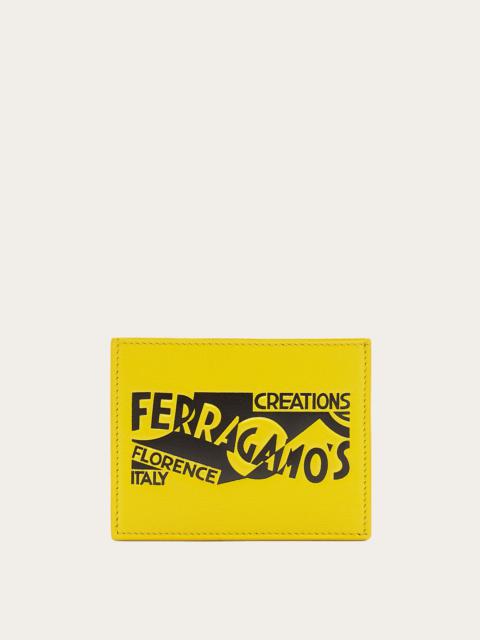 FERRAGAMO Credit card holder with logo