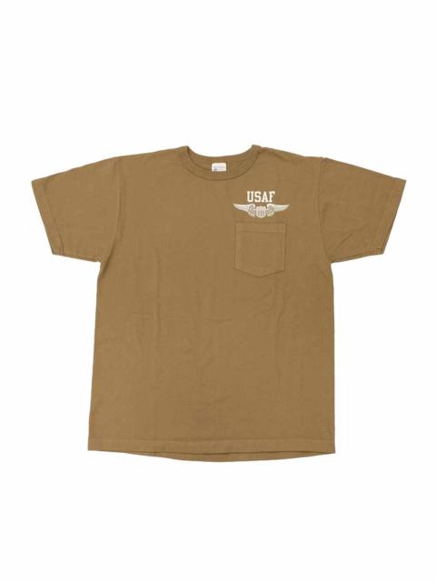 Buzz Rickson's S/S POCKET T-SHIRT - U.S. AIR FORCE - BR79579