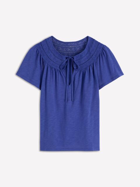 BODEN Edi Trim Detail T-shirt-Beaucoup Blue