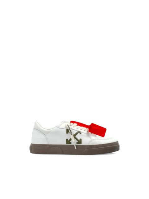 Off-White arrow-appliqué leather sneakers