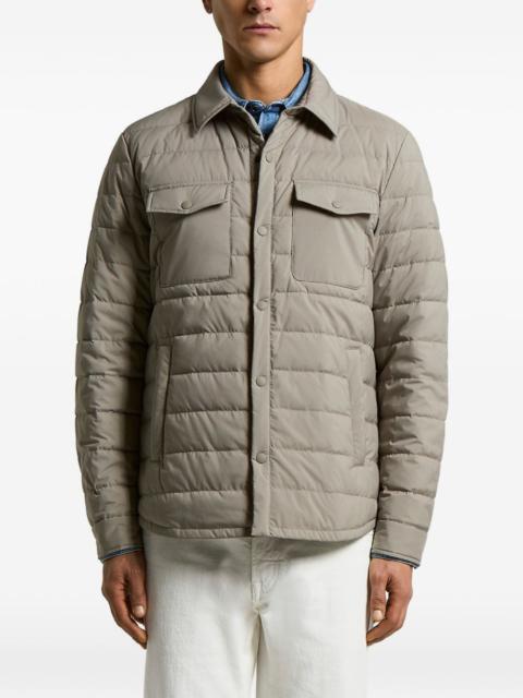 PESERICO buttoned quilted jacket