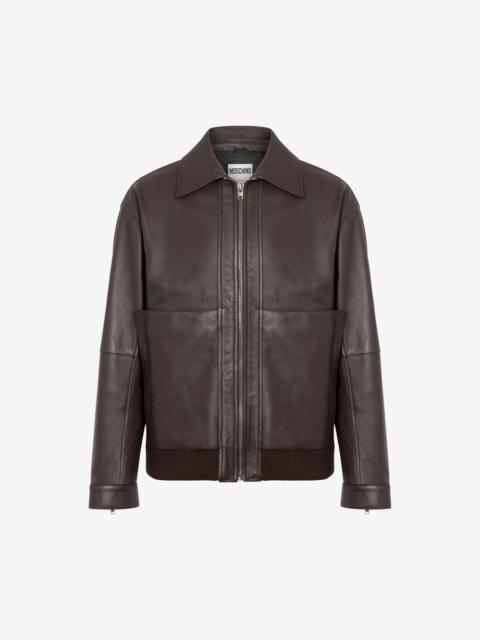 SOFT LEATHER BOMBER JACKET