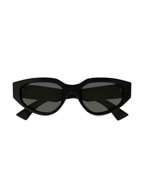 GUCCI Women's Gucci Miami 55MM Cat-Eye Sunglasses - Black