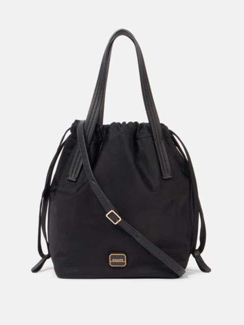KHAITE Rory Medium leather-trimmed bucket bag