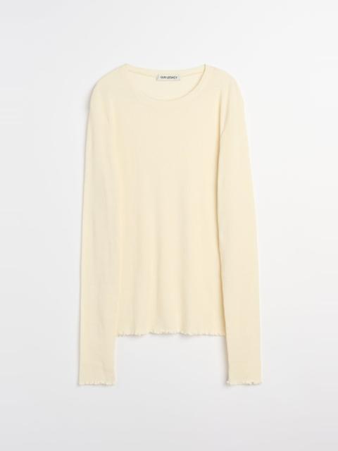 Our Legacy Elongated Longsleeve Cloudbone Ripple Rib