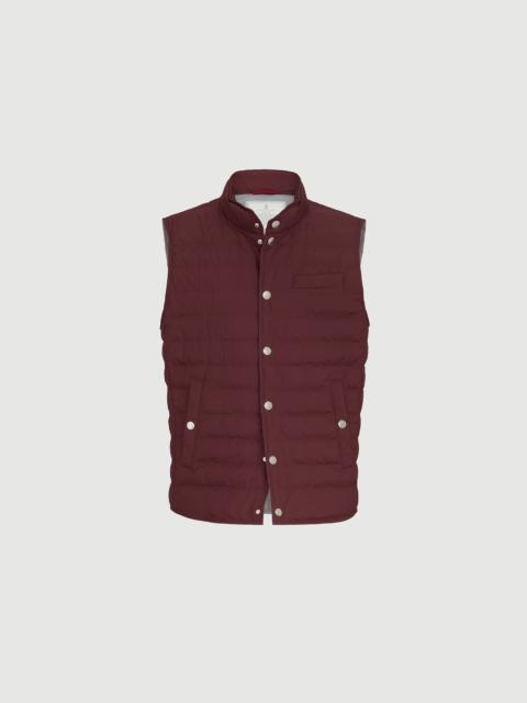 Brunello Cucinelli Lightweight techno fabric down vest