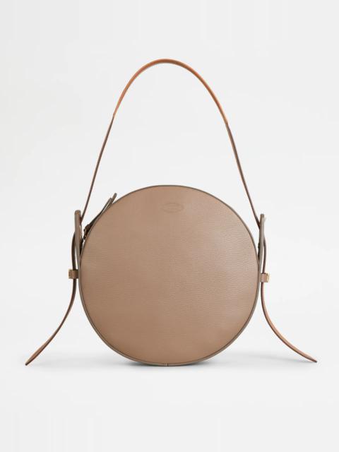 Tod's CROSSBODY BAG IN LEATHER SMALL - BEIGE