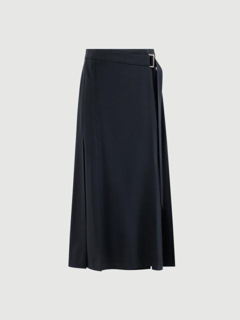 Brunello Cucinelli Tropical luxury wool kilt skirt