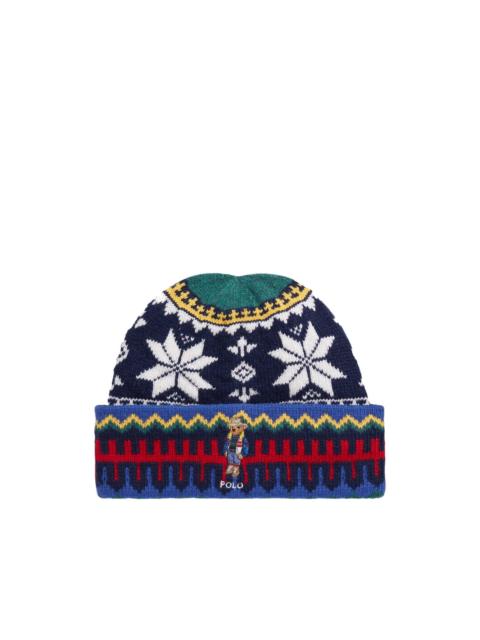 Polo Ralph Lauren jacquard ribbed knit beanie