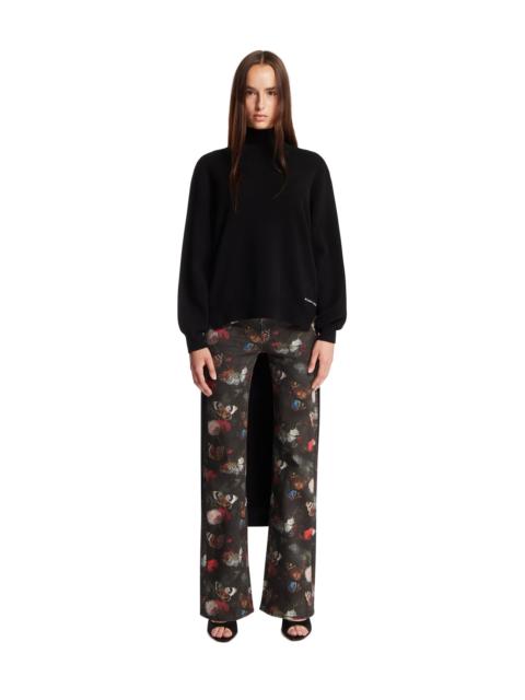 Alexander Wang Black Asymmetric Sweater