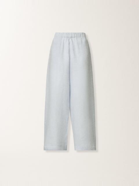 FABIANA FILIPPI Trevi trousers in sky blue linen fabric