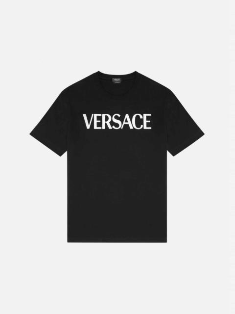 VERSACE Logo Embroidered T-Shirt