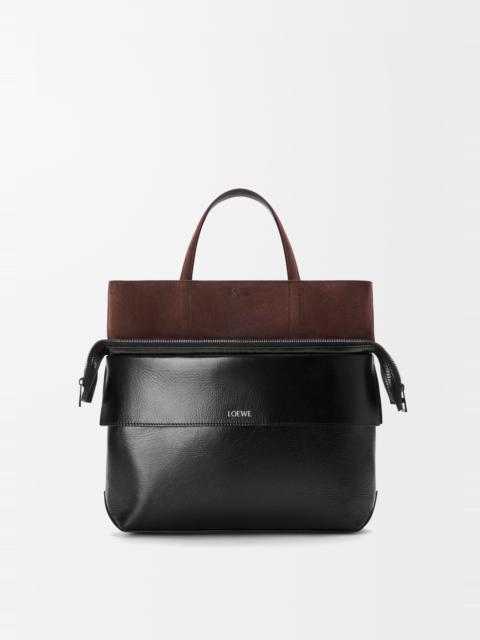 Loewe Small Switch tote in paper calf and suede
